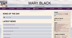 Desktop Screenshot of mary-black.net
