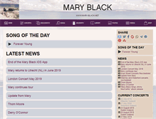 Tablet Screenshot of mary-black.net